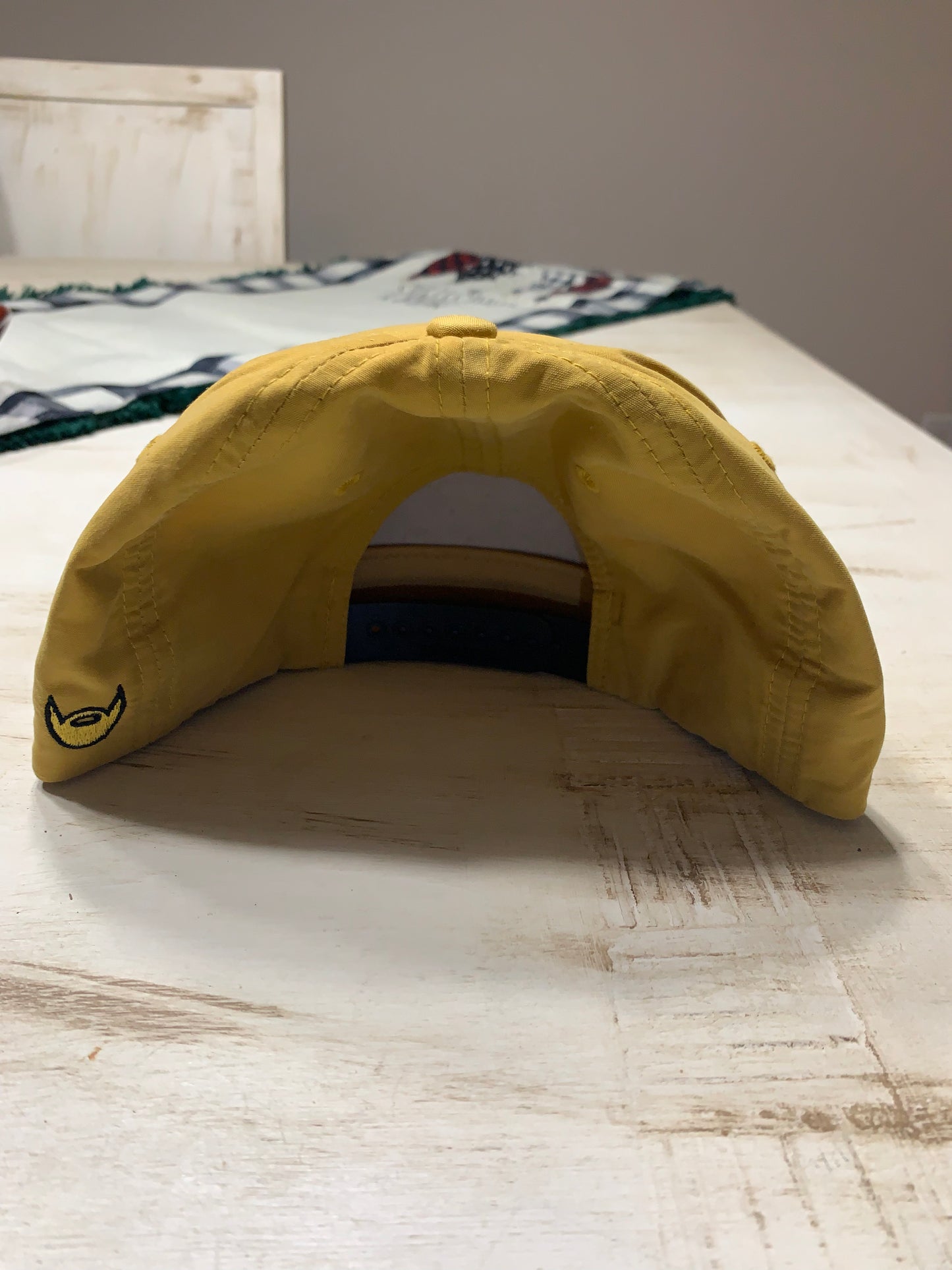 Old Gold w/ Black Rope- Rawhide Leather Patch