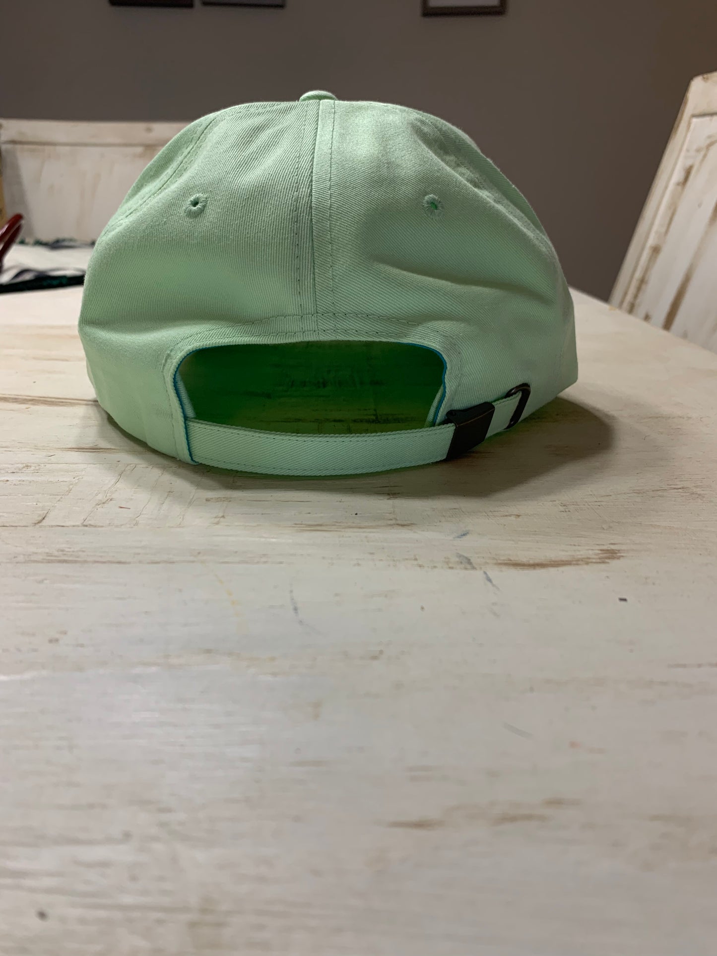 Light Mint Green- Rawhide Leather Patch