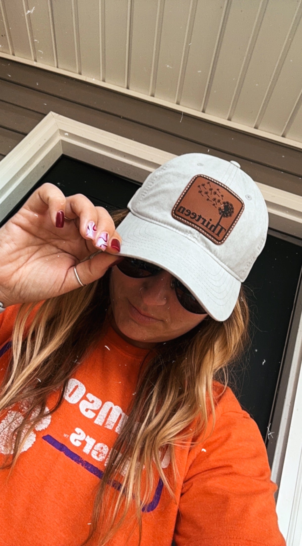 Light Grey- Rawhide Leather Patch