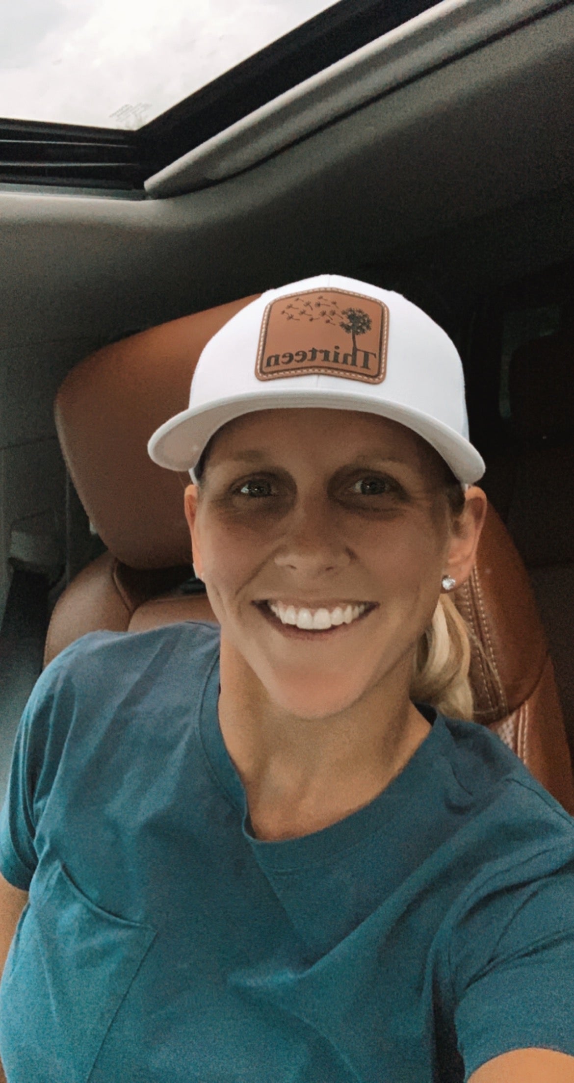 THE OG All White- Rawhide Patch