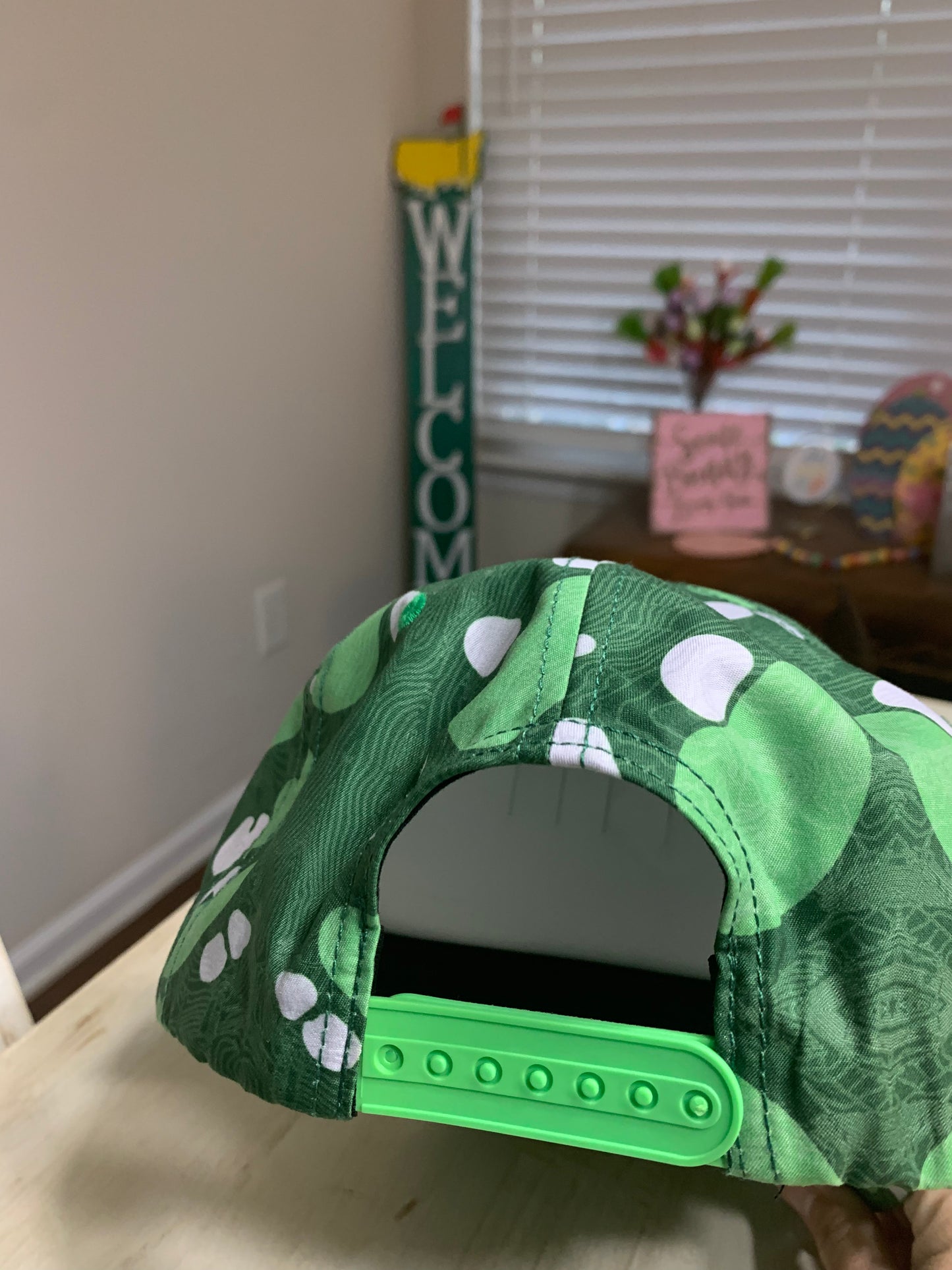 Golf Hat w/ White Rope- Rawhide Leather Patch