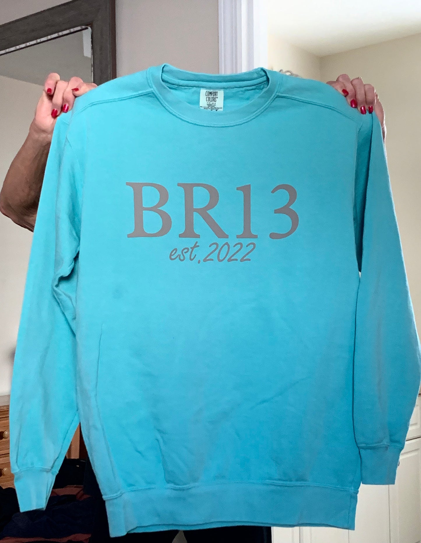 BR13 Crewneck Sweatshirt- Chalky Mint