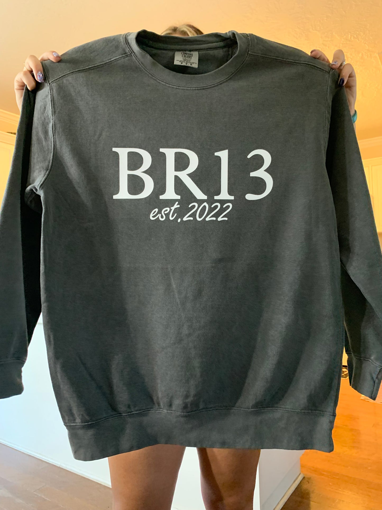 BR13 Crewneck Sweatshirt- Pepper